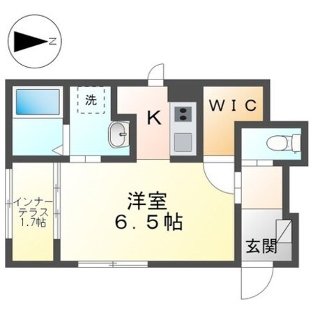 鳴海駅 徒歩20分 1階の物件間取画像